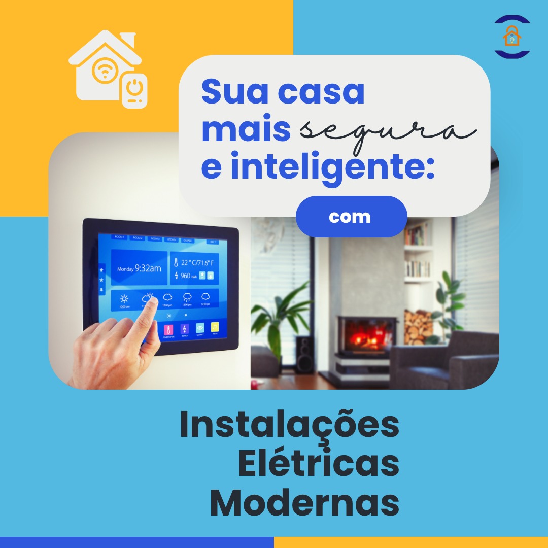 Automação residencial em sala de estar